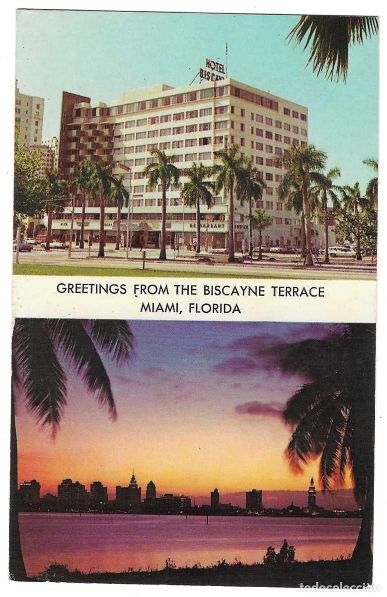 Postales: Postal EE.UU. Miami, Florida. Biscayne Boulevard. ref. 7-eeuu41