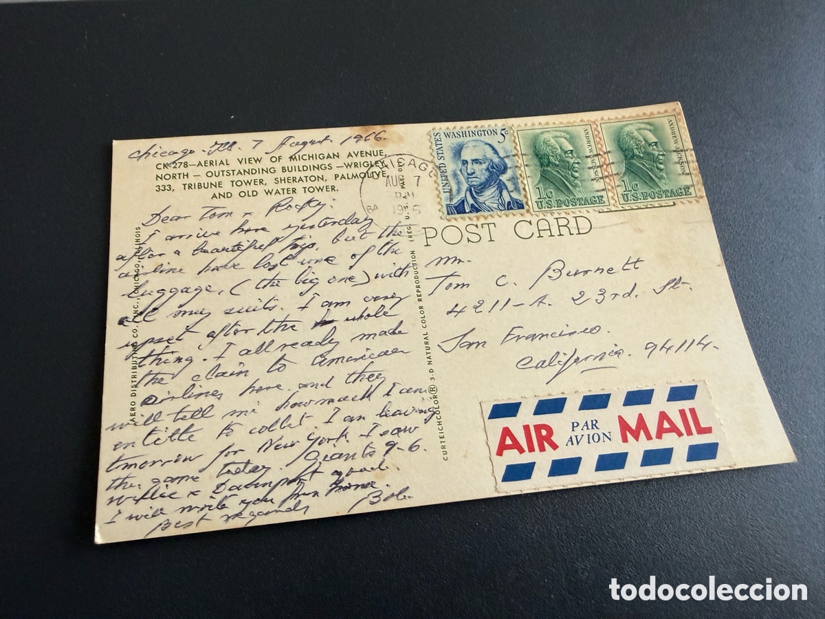Postales: Postal. CHICAGO ( USA ). 1966 - Foto 2