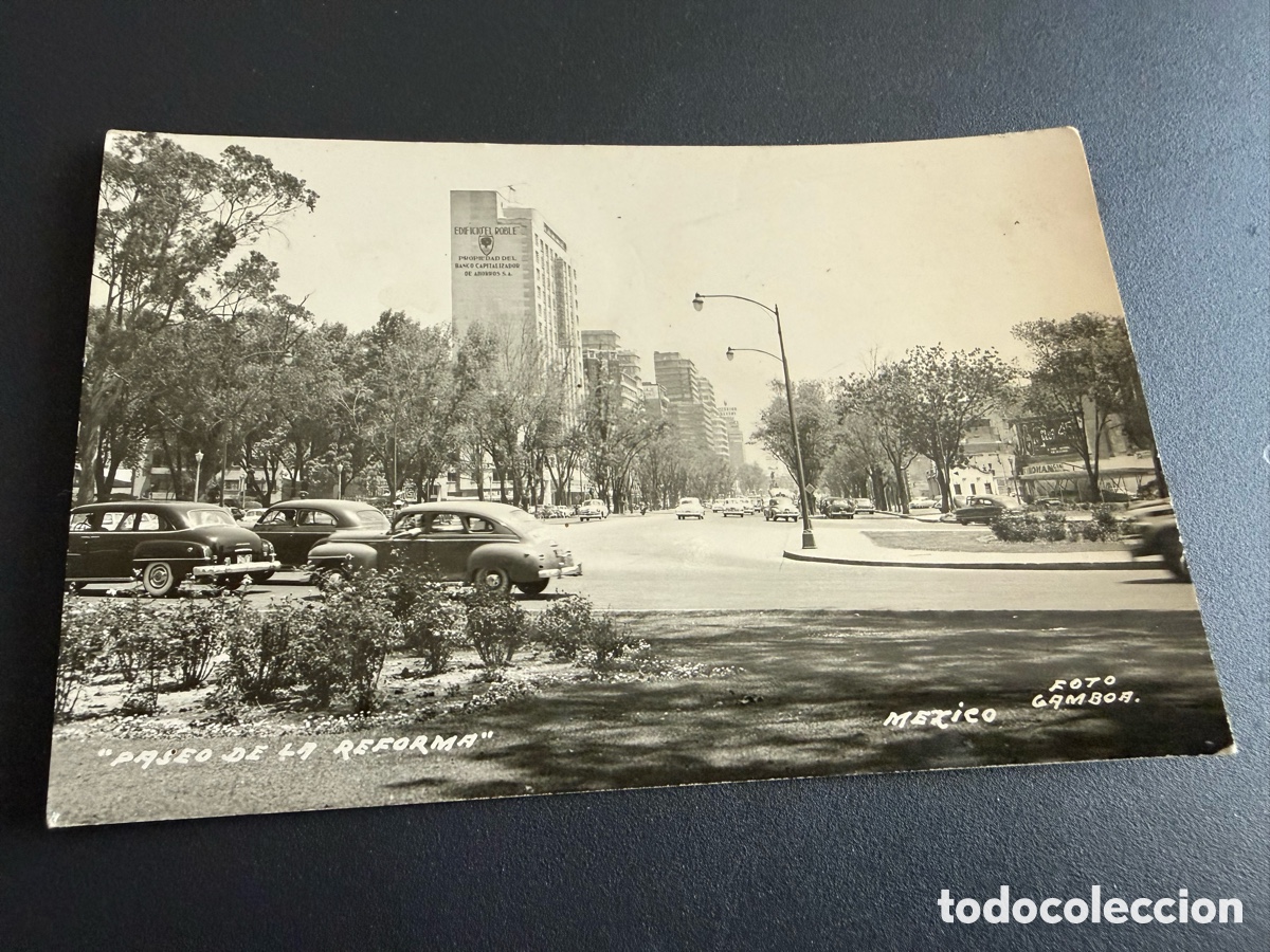 Postales: Postal. PASEO DE LA REFORMA. ( M&Eacute;XICO ). 1954 - Foto 1