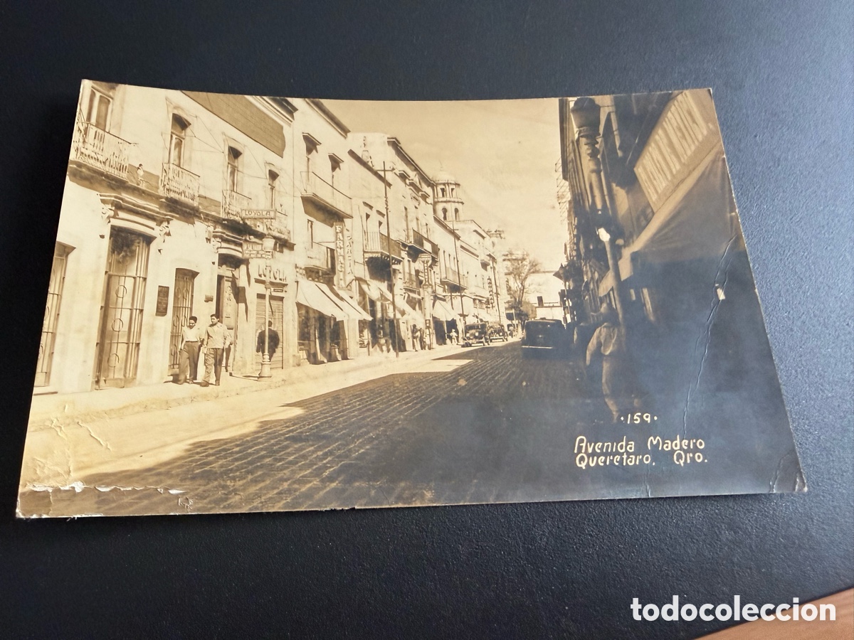 Postkarten: Postal. Av MADERO . QUERETANO. ( M&eacute;xico). A&ntilde;os 40