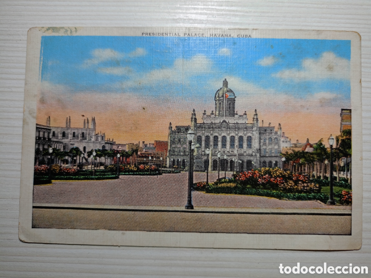 Postales: POS-1530 CUBA POSTCARD CIRCA 1950 HAVANA PRESIDENTIAL PALACE PALACIO PRESIDENCIAL. Usada
