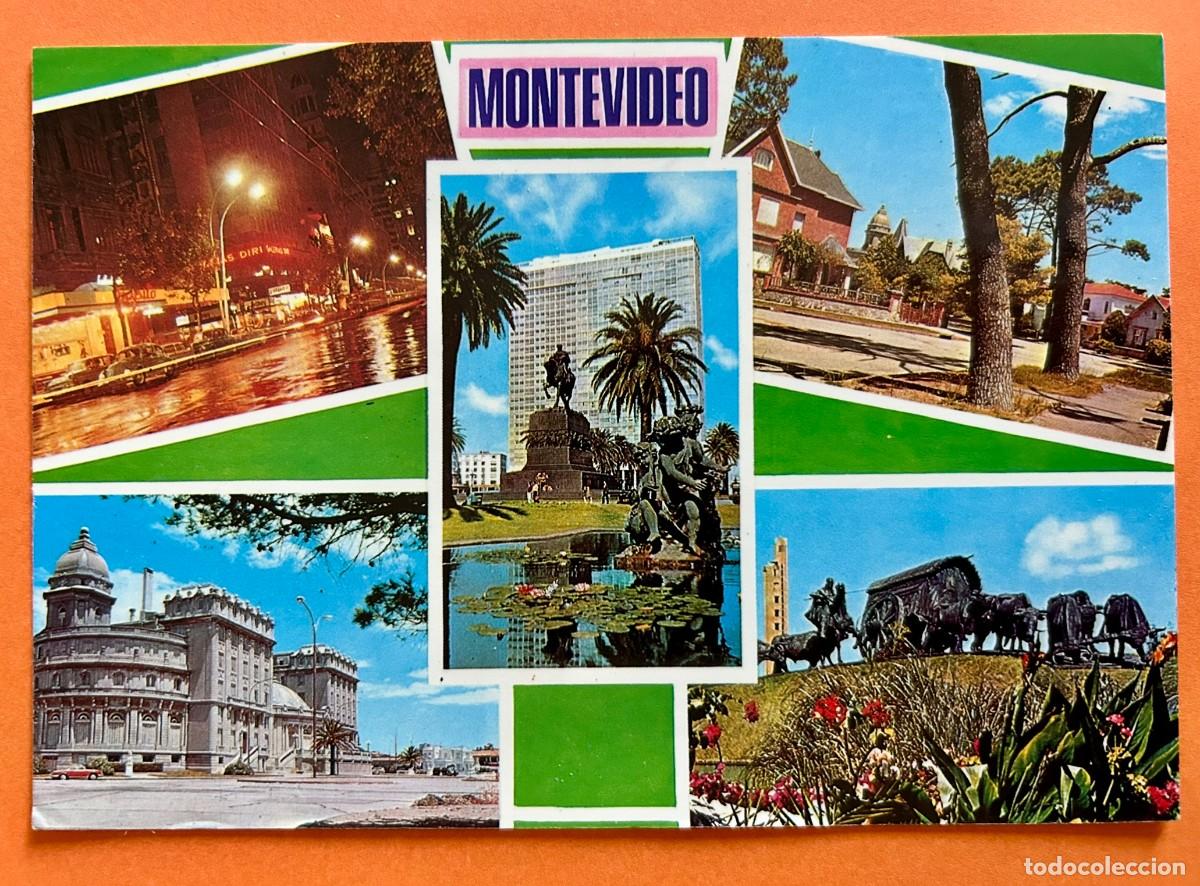 Postales: POSTAL 116 MONTEVIDEO URUGUAY - MAPA S.A. A&Ntilde;O 1974 - FOTO OBERTI - ESCRITA