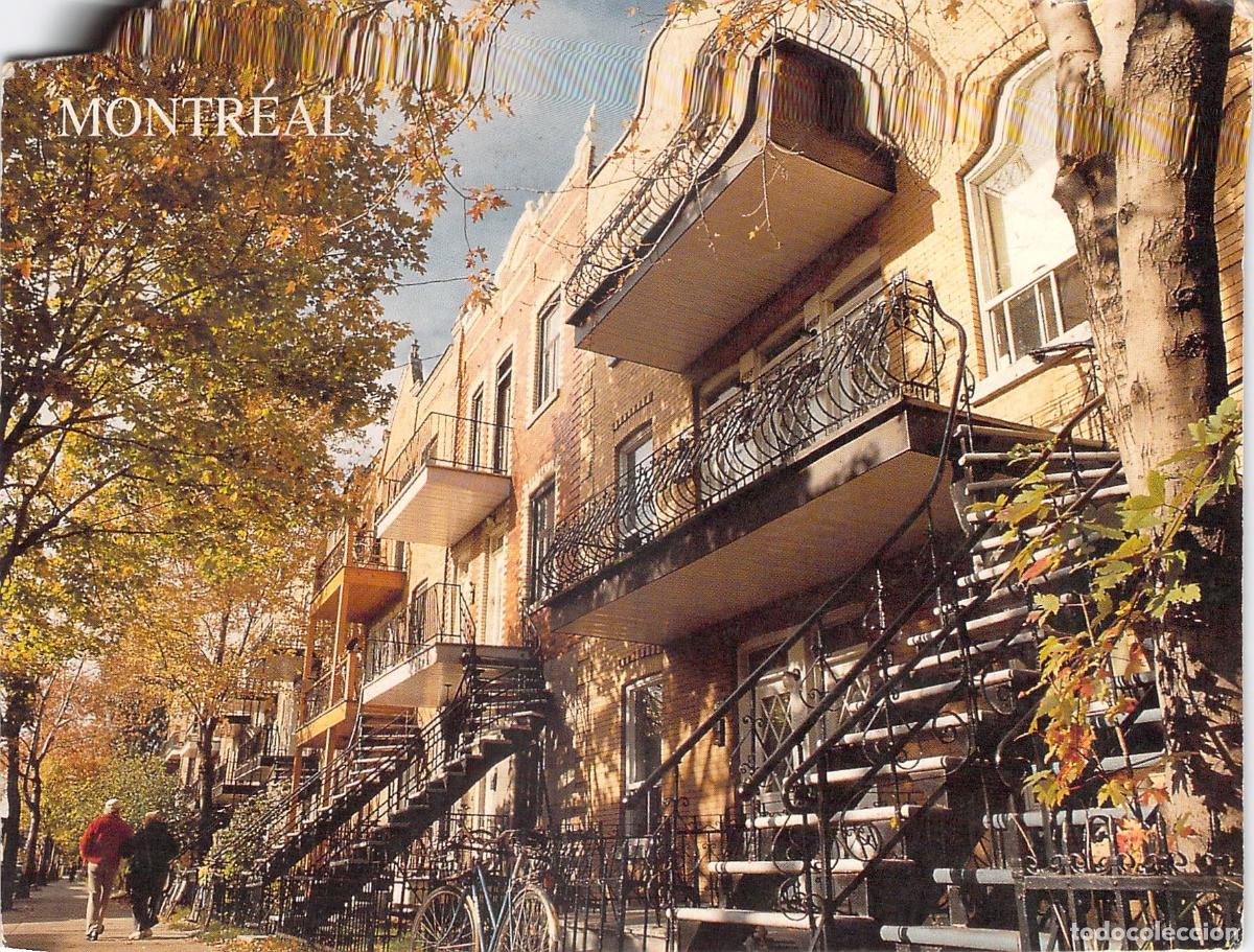 Postales: Postal de la Calle Christophe-Colomb en Oto&ntilde;o, Montreal, Canad&aacute;