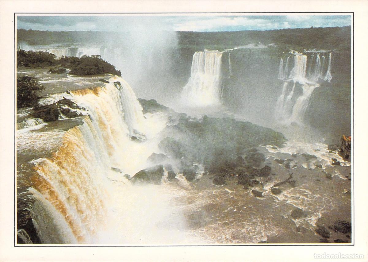 Postales: Postal de las Cataratas del Iguaz&uacute;, Salto Grande de Santa Mar&iacute;a