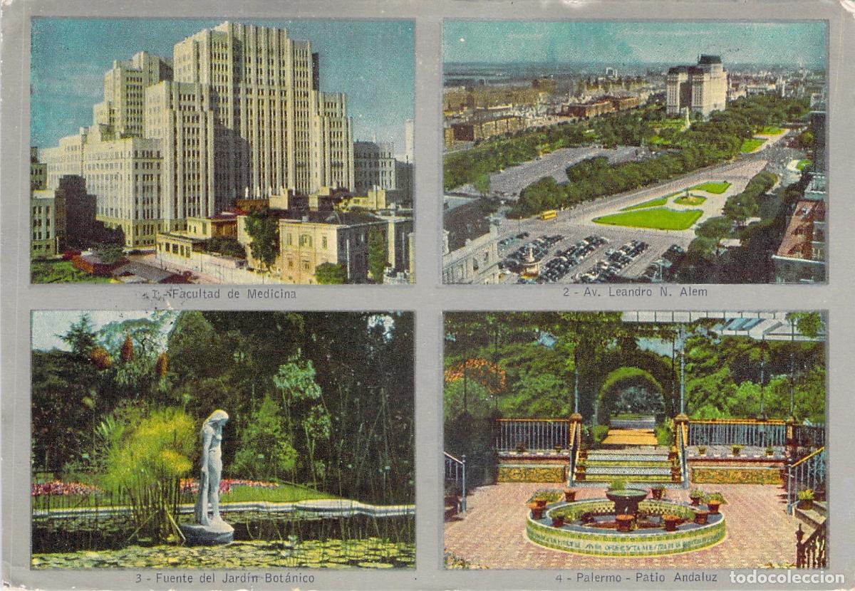 Postales: Postal Multi-vista de Buenos Aires: Facultad, Jard&iacute;n Bot&aacute;nico, Palermo