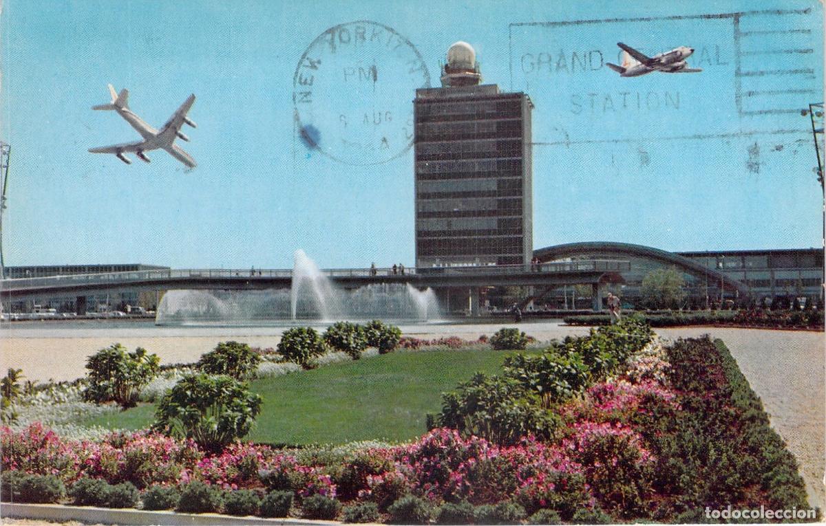 Postales: Postal Aeropuerto Internacional Idlewild Nueva York Edificio de Llegadas