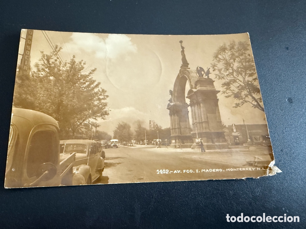 Postales: Postal. Av Francisco I. MADERO. MONTERREY ( M&eacute;xico) 1956