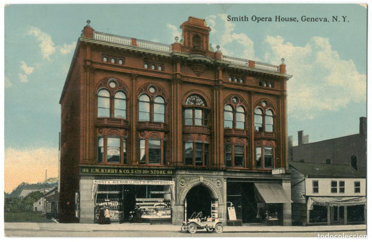 Postales: GENEVA_Smith Opera House_F. M. Kirby / Teatros NY