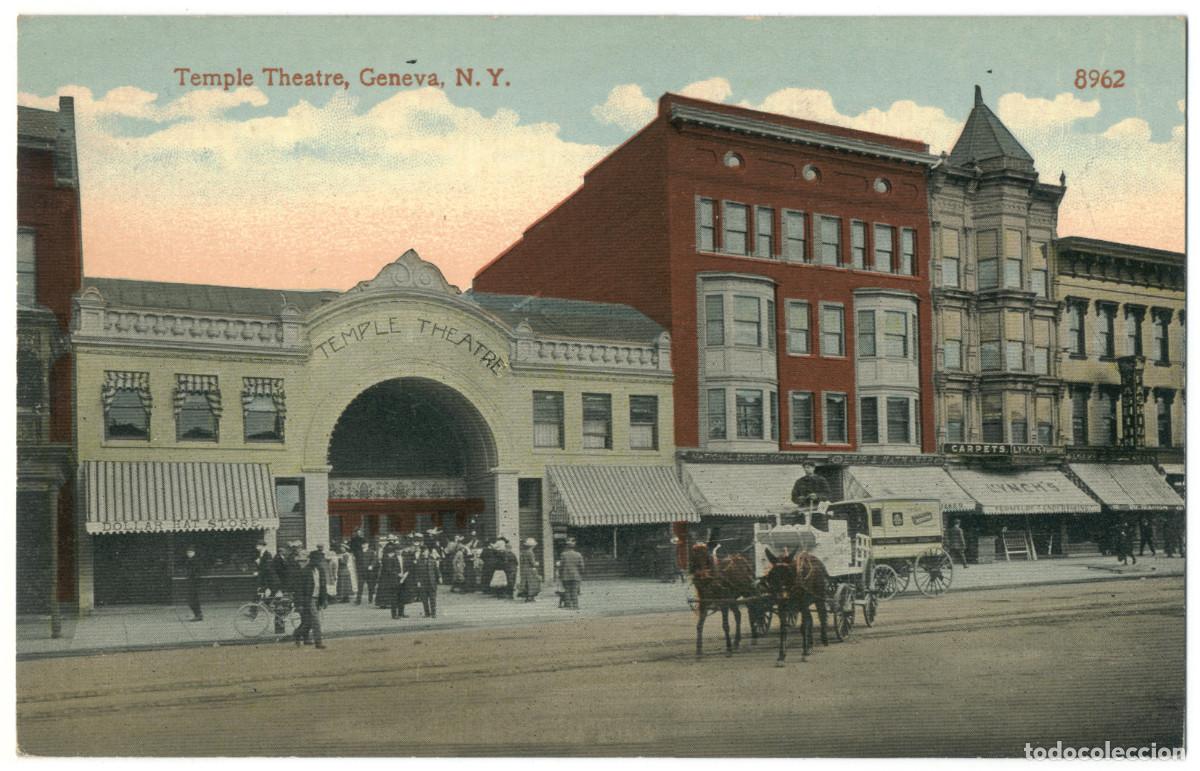 Postales: GENEVA_Temple Theatre_KCA; 8962 / Teatros NY