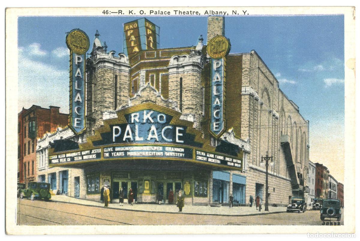 Postales: ALBANY_R.K.O. Palace Theatre_O. S. Pulman / Teatros NY