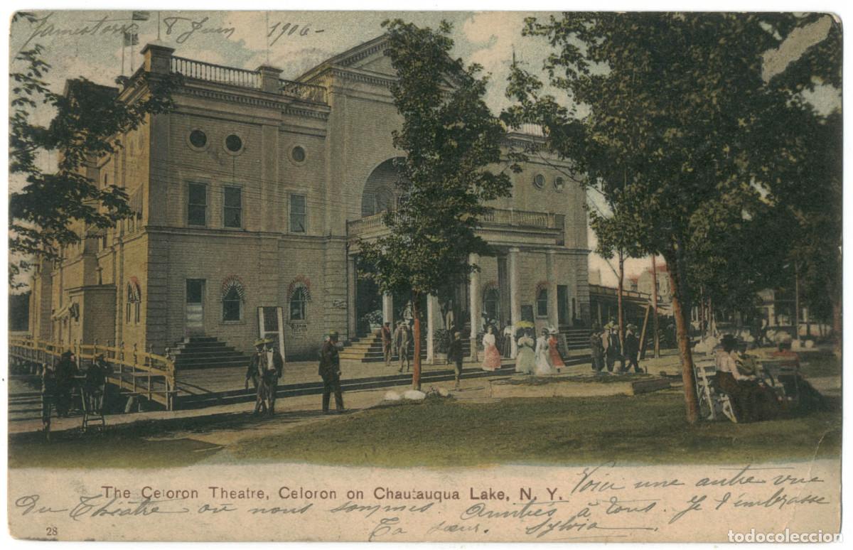 Postales: CHAUTAUQUA LAKE_Celoron Theatre_L. Wayne Hofius / Teatros NY