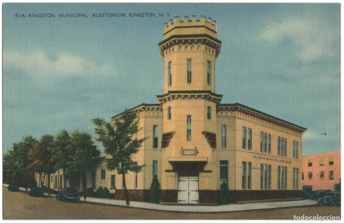 Postales: KINGSTON_Municipal Auditorium_Kingston News / Teatros NY