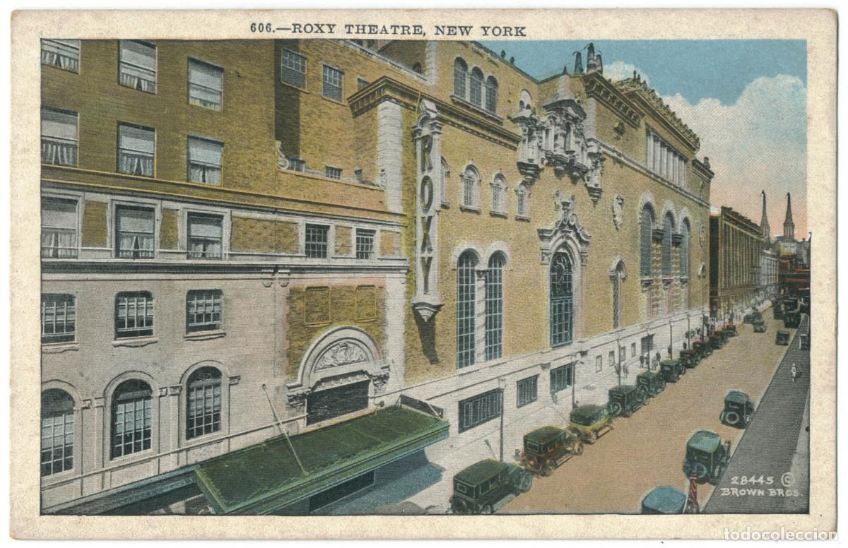 Postales: NEW YORK_Roxy Theatre_Brown Bros / Teatros NY