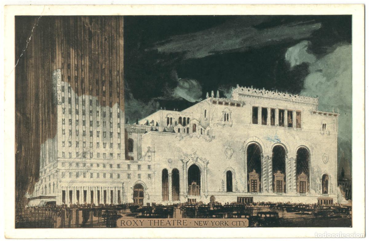 Postales: NEW YORK_Roxy Theatre_Haberman's Lumitone / Teatros NY