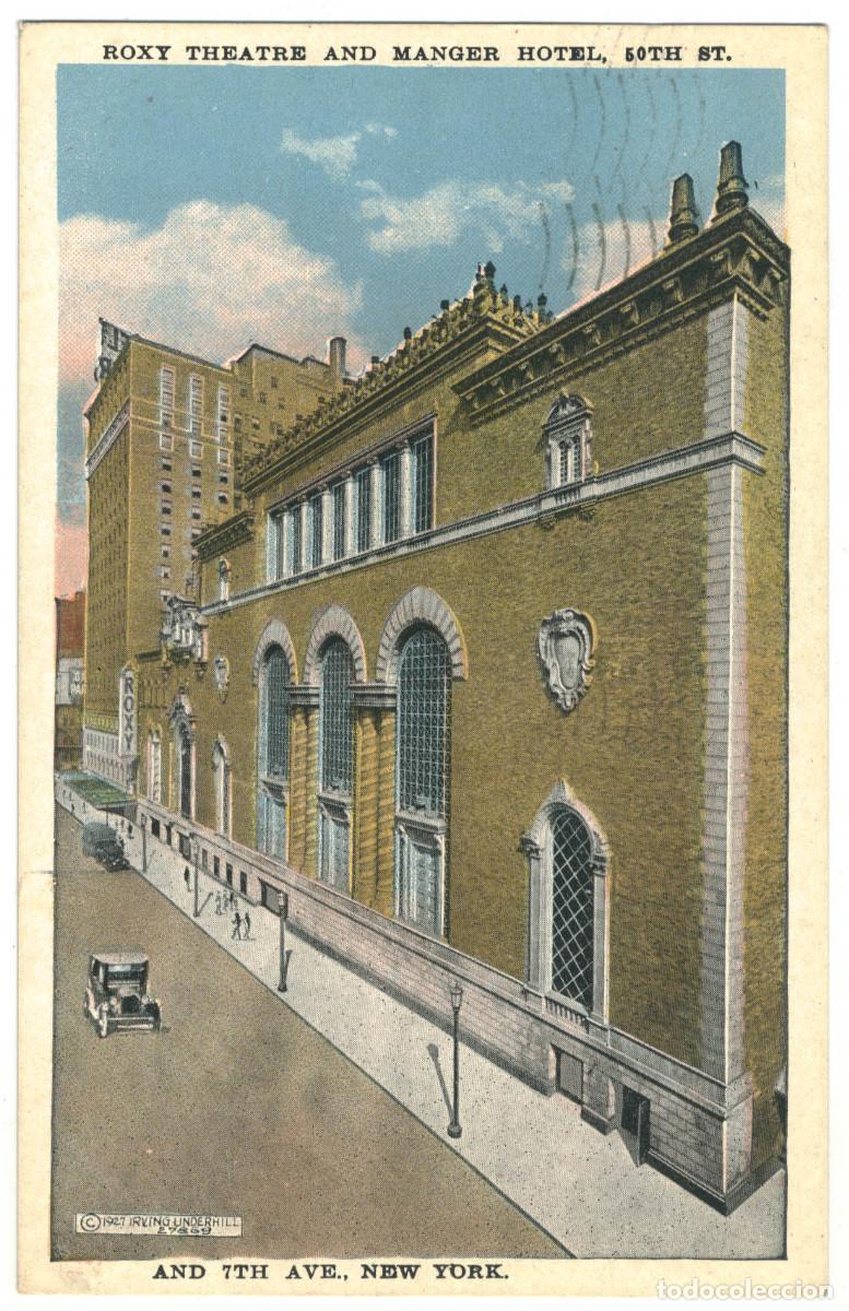 Postales: NEW YORK_Roxy Theatre_Irving Underhill / Teatros NY