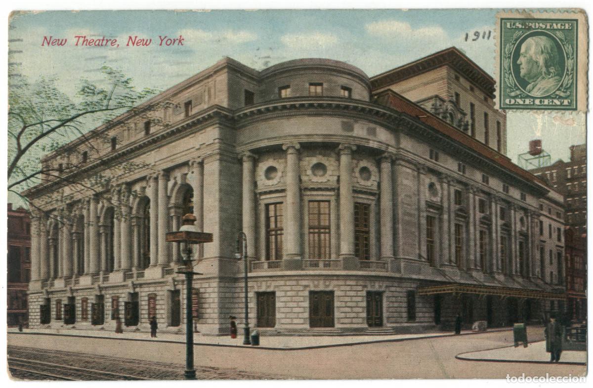 Postales: NEW YORK_New Theatre_A. C. Bosselman / Teatros NY