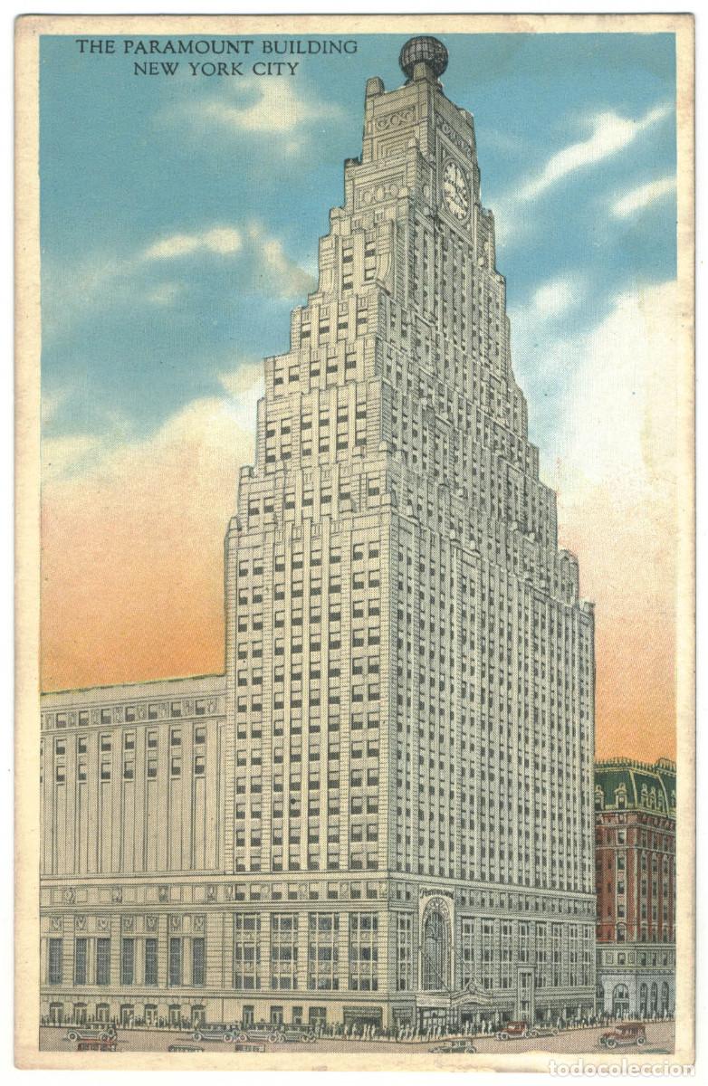 Postales: NEW YORK_Paramount Theatre_Manhattan Card / Teatros NY