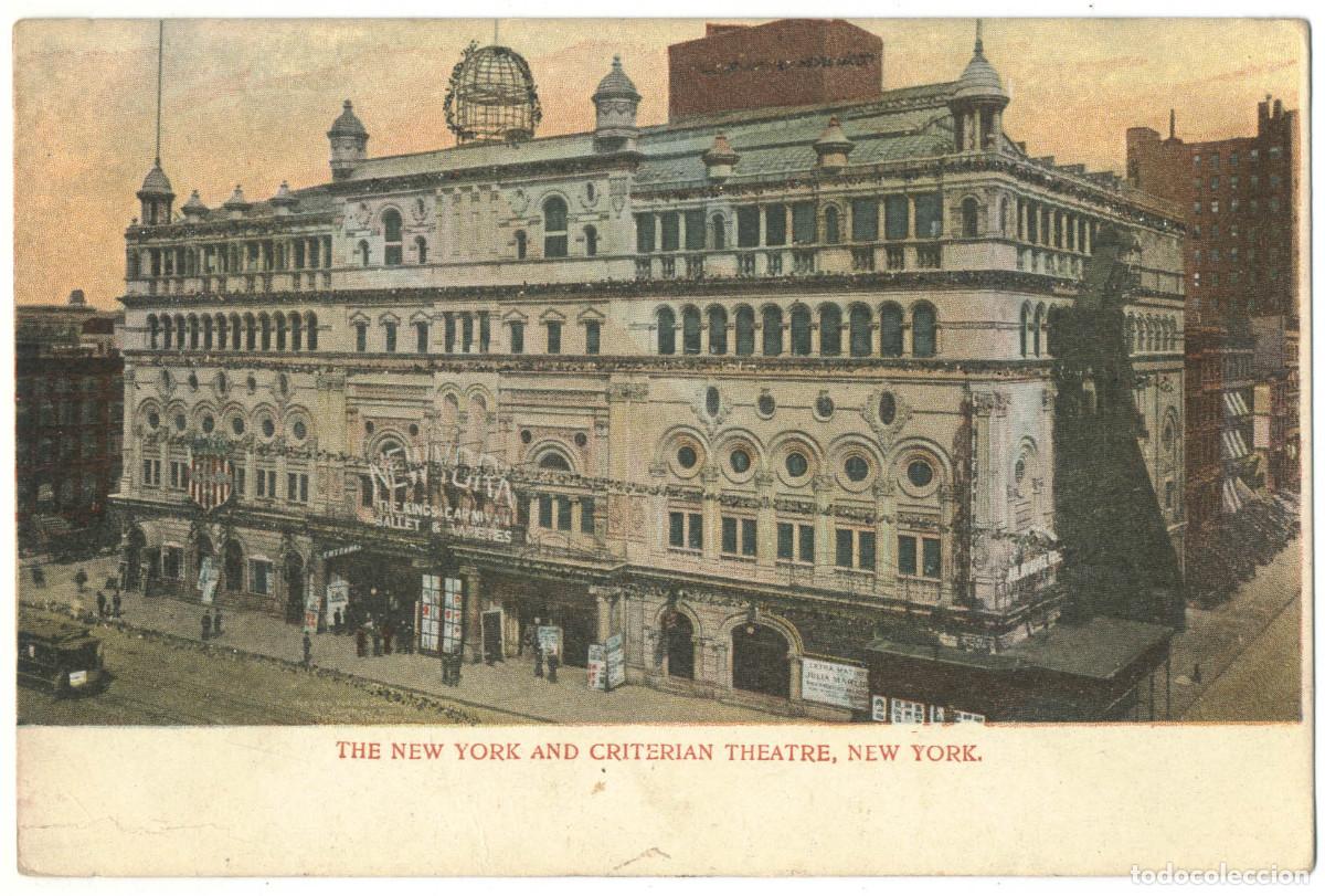Postales: NEW YORK_Criterian Theatre_Sin datos / Teatros NY