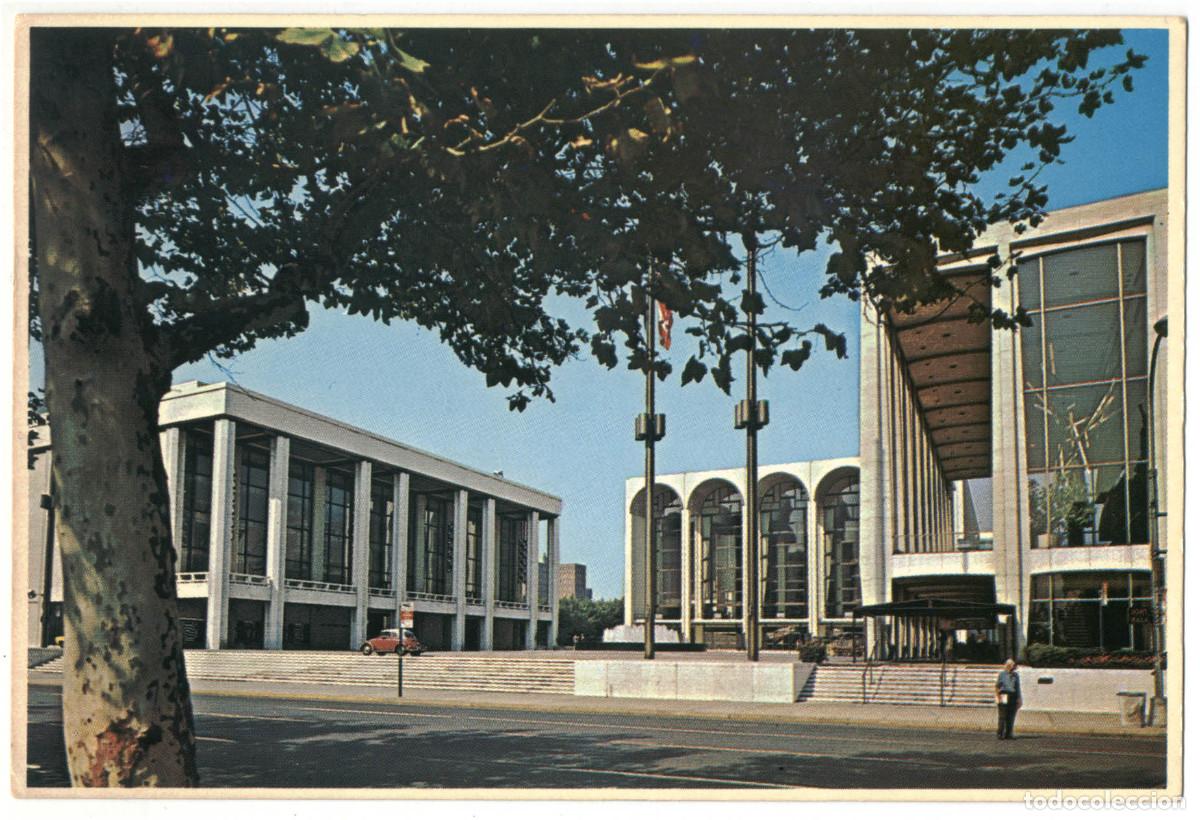 Postales: NEW YORK_Lincoln Center for the Performing Arts, Metropolitan Opera House_Alfred Mainzer