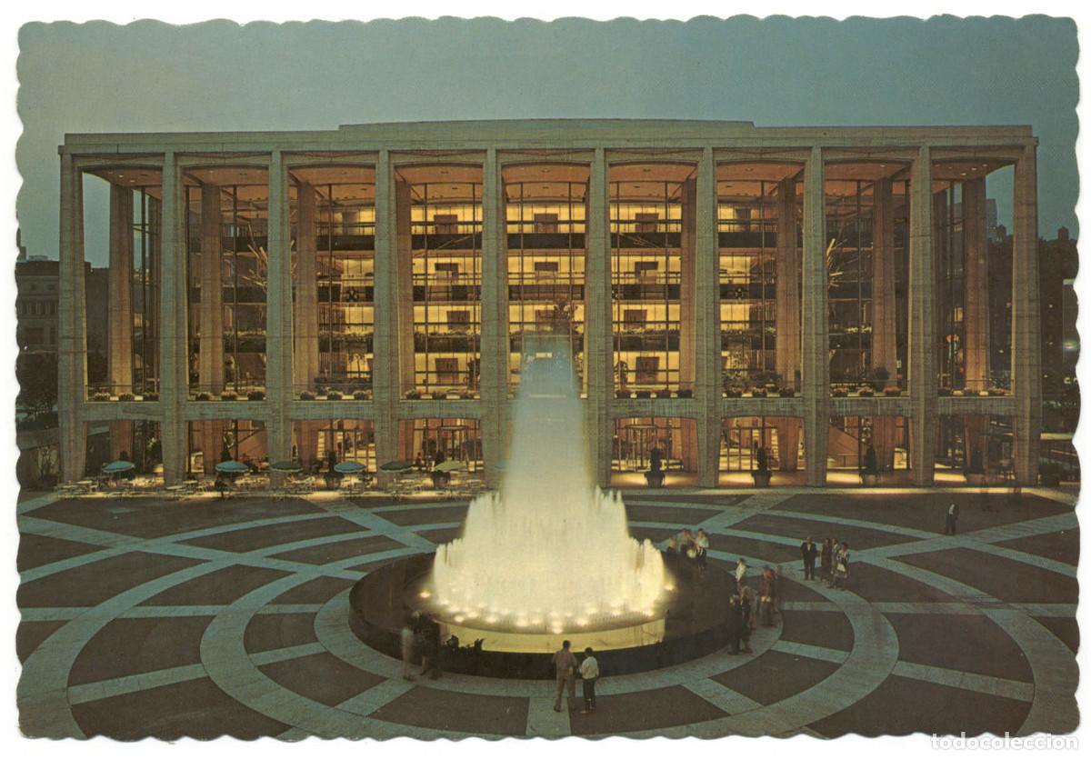 Postcards: NEW YORK_Lincoln Center for the Performing Arts, Philarmonic Hall_Manhattan Post Card & Lincoln Cent