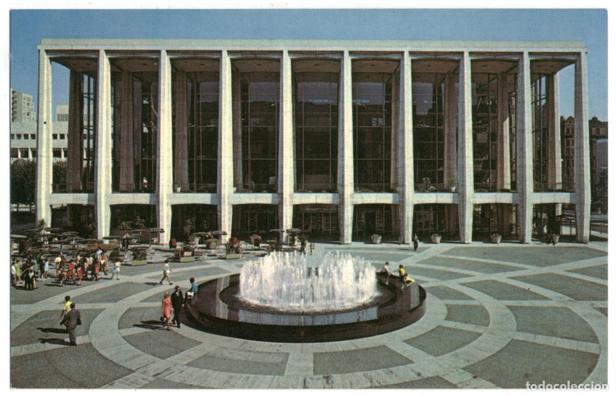 Postcards: NEW YORK_Lincoln Center for the Performing Arts, Philarmonic Hall_Nester's Map & Guide