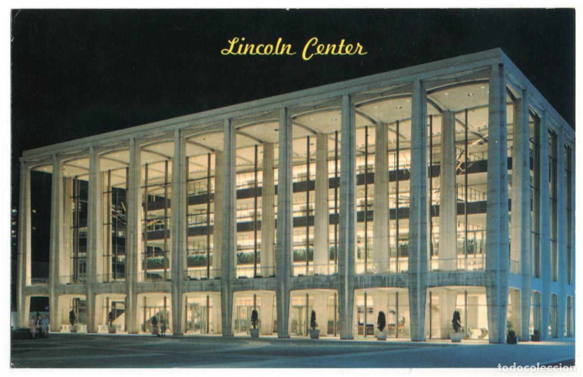 Postcards: NEW YORK_Lincoln Center for the Performing Arts, Philarmonic Hall_H. S. Crocker & Nester's Map