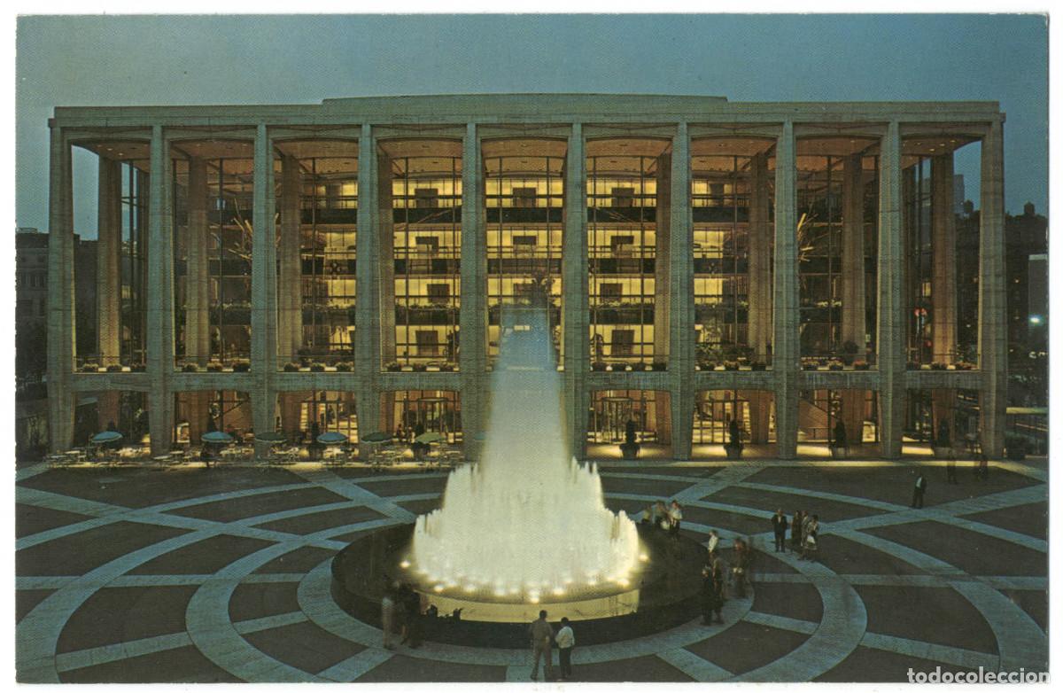 Postcards: NEW YORK_Lincoln Center for the Performing Arts, Philarmonic Hall_Manhattan Post Card & Lincoln Cent