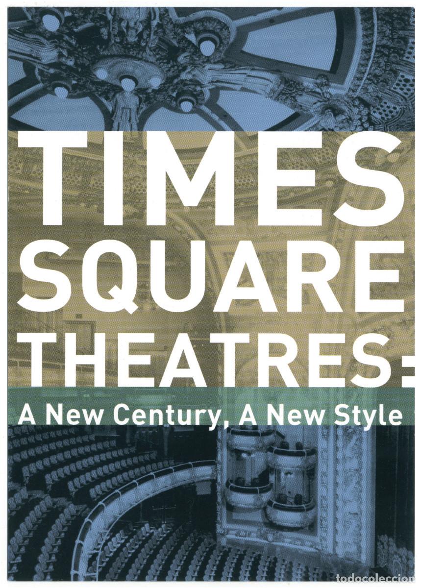Postales: NEW YORK_Times Square Theatre (Municipal Art Society. 2007)