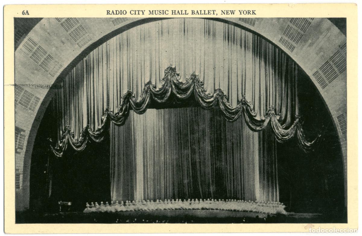 Cartes Postales: NEW YORK_Radio City Music Hall Ballet_Manhattan Post Card / Teatros NY