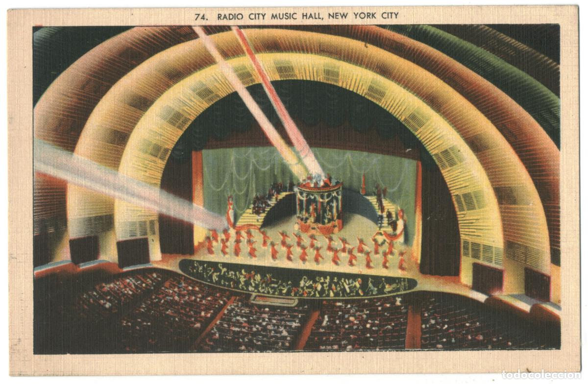 Cartes Postales: NEW YORK_Radio City Music Hall_Manhattan Post Card / Teatros NY