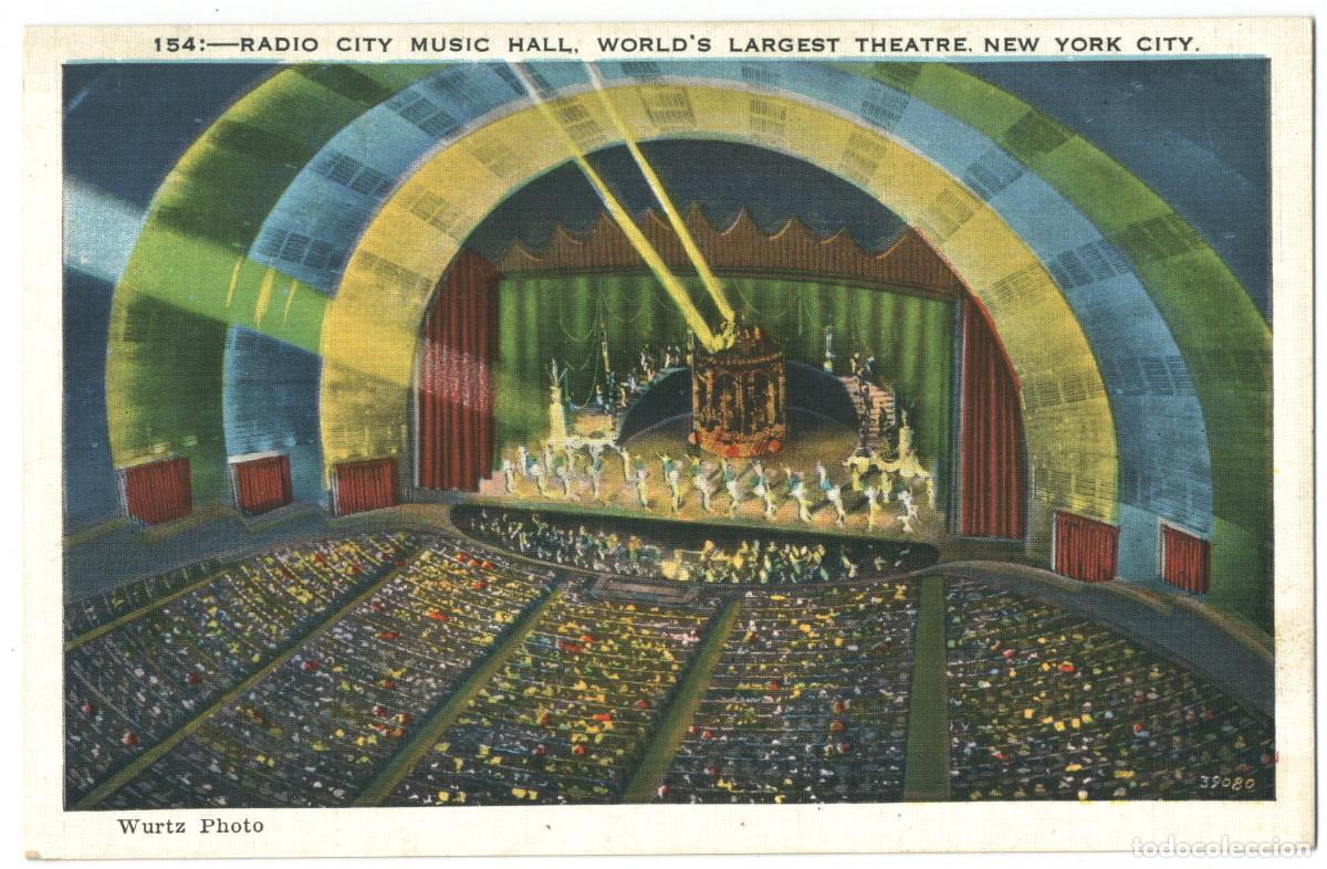 Cartes Postales: NEW YORK_Radio City Music Hall_Manhattan Post Card / Teatros NY