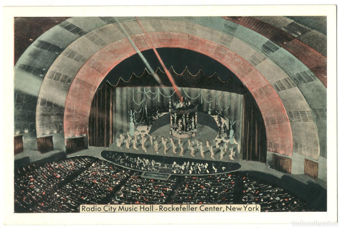 Cartes Postales: NEW YORK_Radio City Music Hall_Haberman's Luminotone / Teatros NY