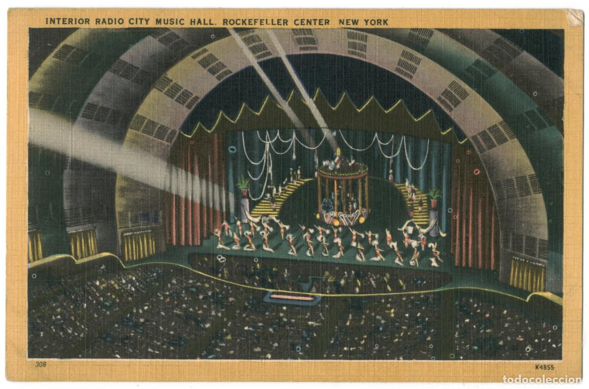Cartes Postales: NEW YORK_Radio City Music Hall_Alfred Mainzer / Teatros NY