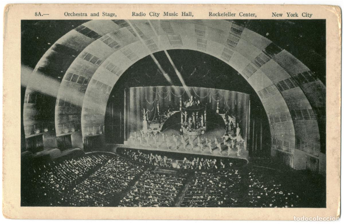 Cartes Postales: NEW YORK_Radio City Music Hall_Manhatan Post Card / Teatros NY