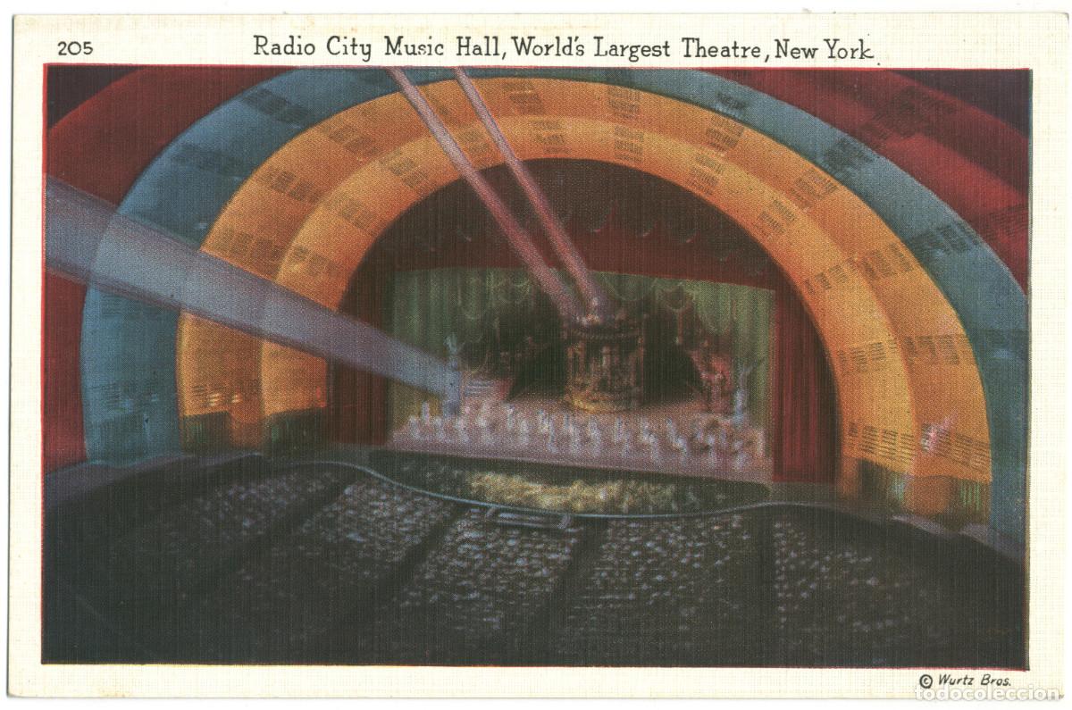 Cartes Postales: NEW YORK_Radio City Music Hall_Manhattan Post Card / Teatros NY