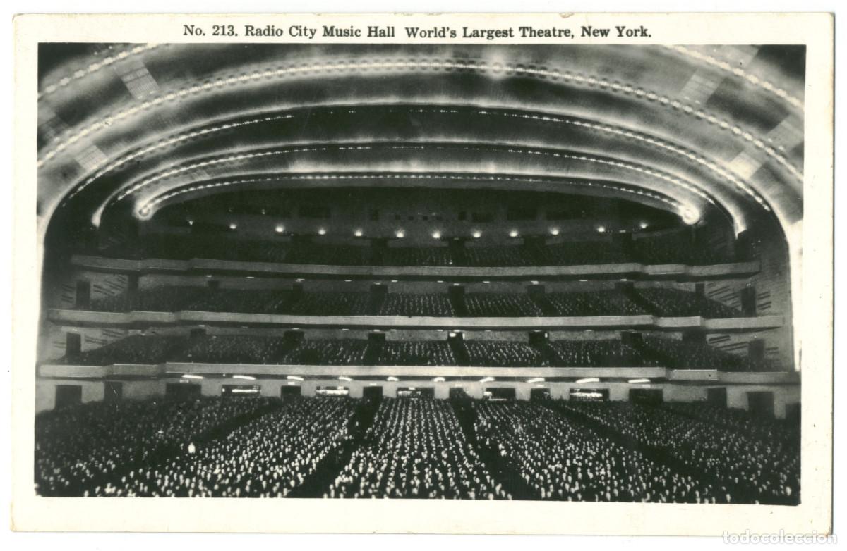 Cartes Postales: NEW YORK_Radio City Music Hall_Sin datos 213 / Teatros NY