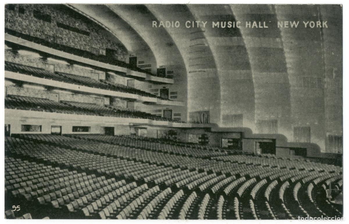 Cartes Postales: NEW YORK_Radio City Music Hall_Manhattan Card / Teatros NY