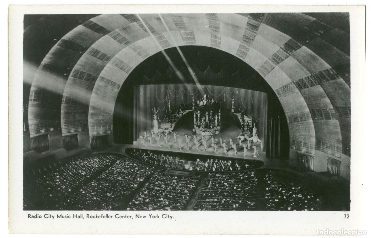 Cartes Postales: NEW YORK_Rockefeller Center, Radio City Music Hall_Mainzer 72 / Teatros NY
