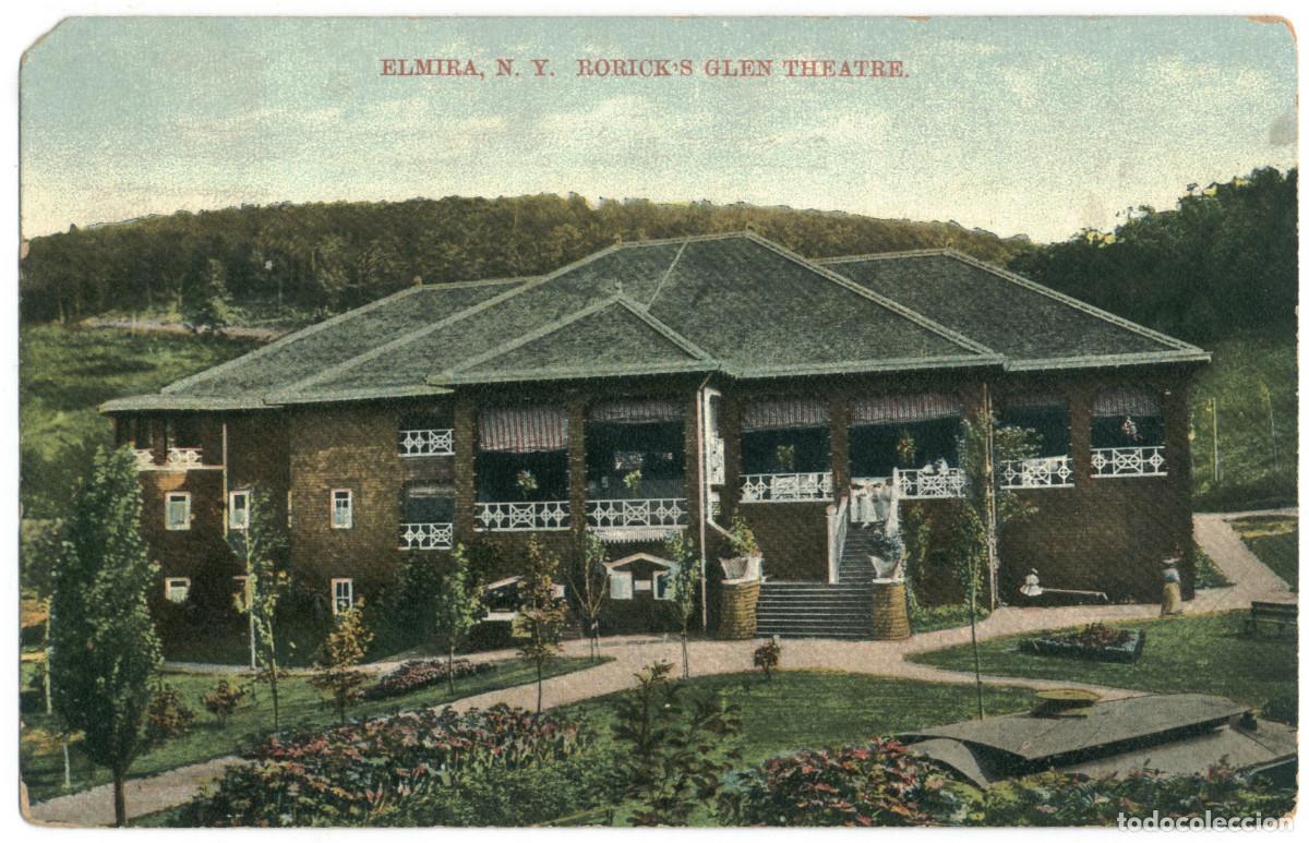 Cartes Postales: ELMIRA_Rorick's Glen Theatre_SL E 7803 / Teatros NY