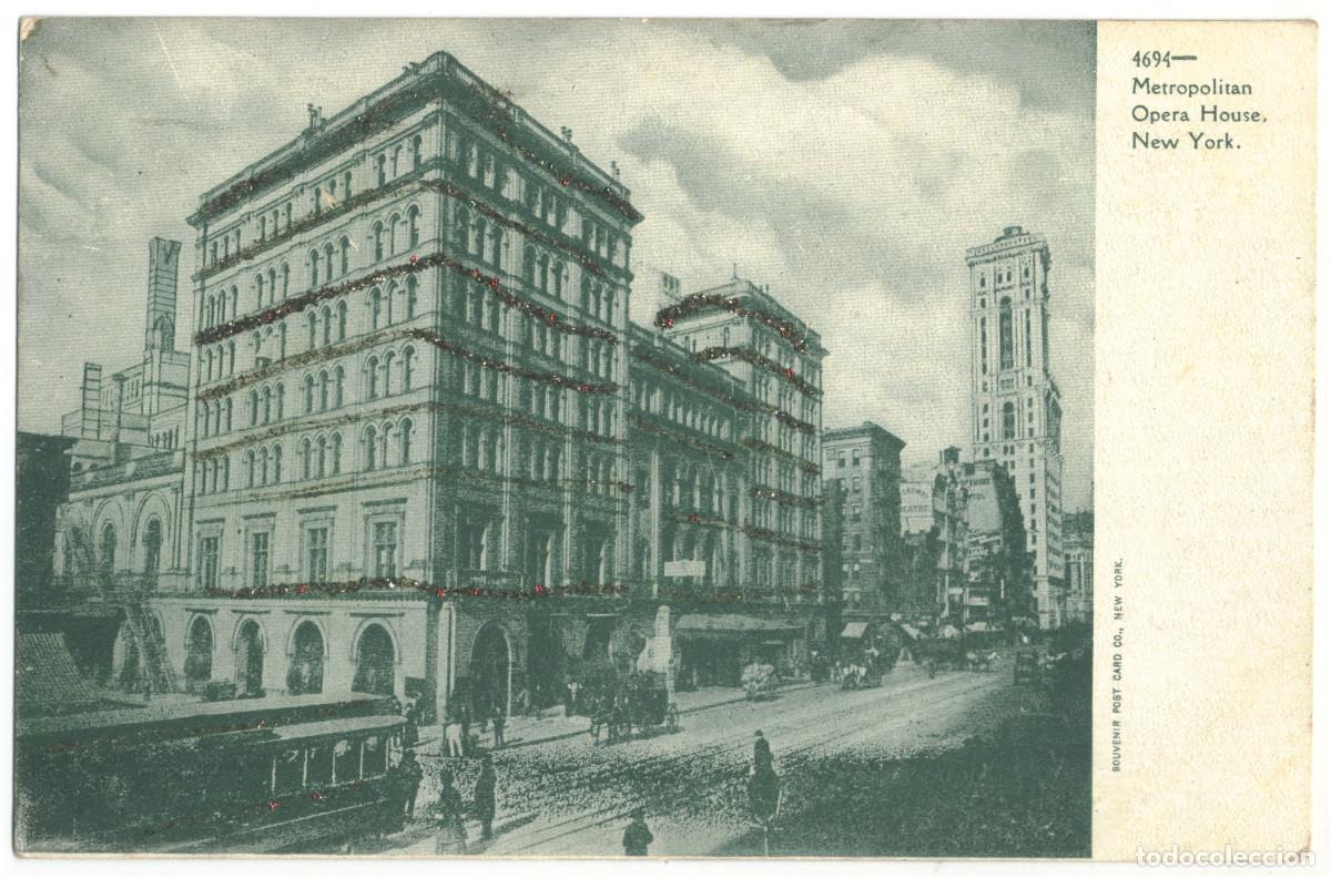 Cartes Postales: NEW YORK_Metropolitan Opera House_Souvenir Post Card / Teatros NY