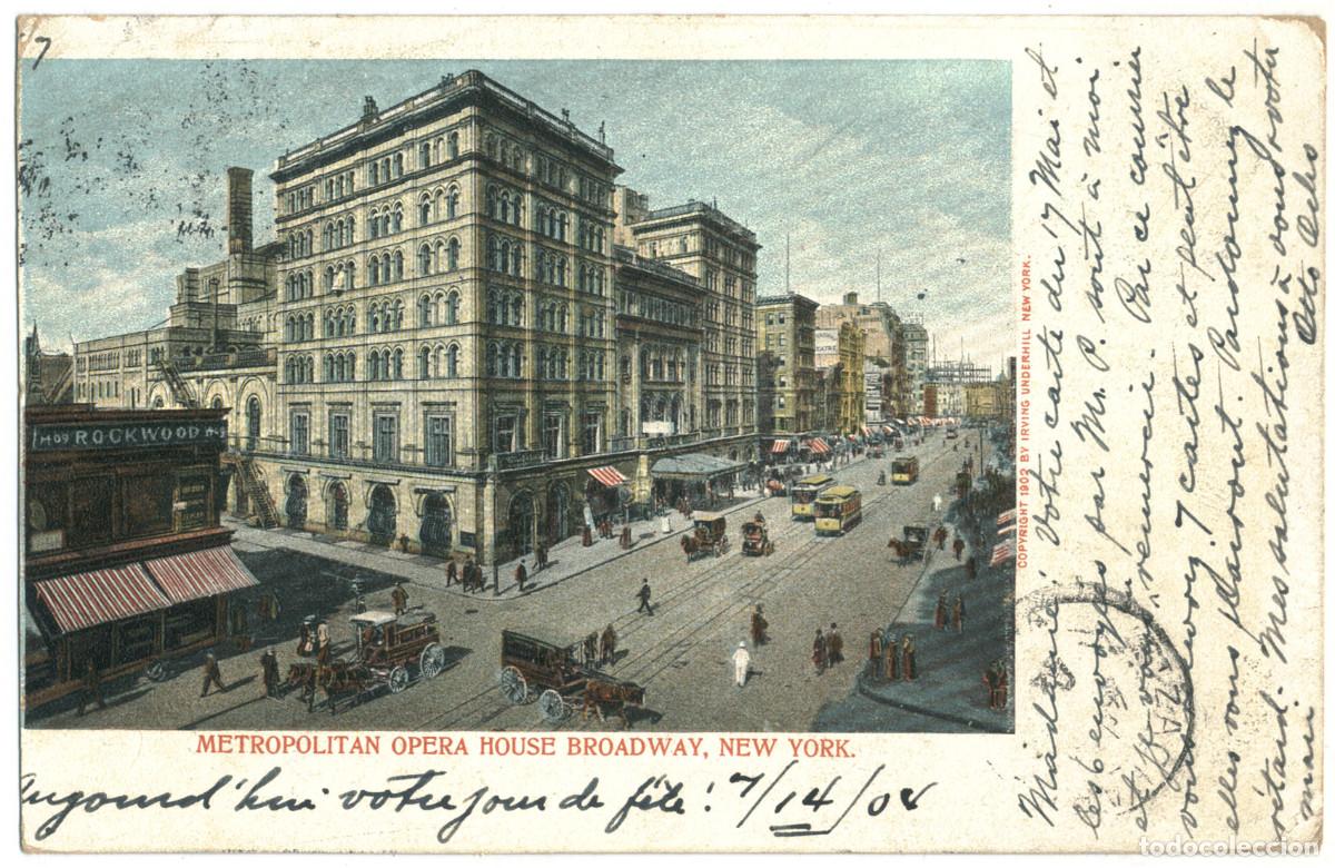 Cartes Postales: New York_Metropolitan Opera House_Irving Underhill / Teatros NY