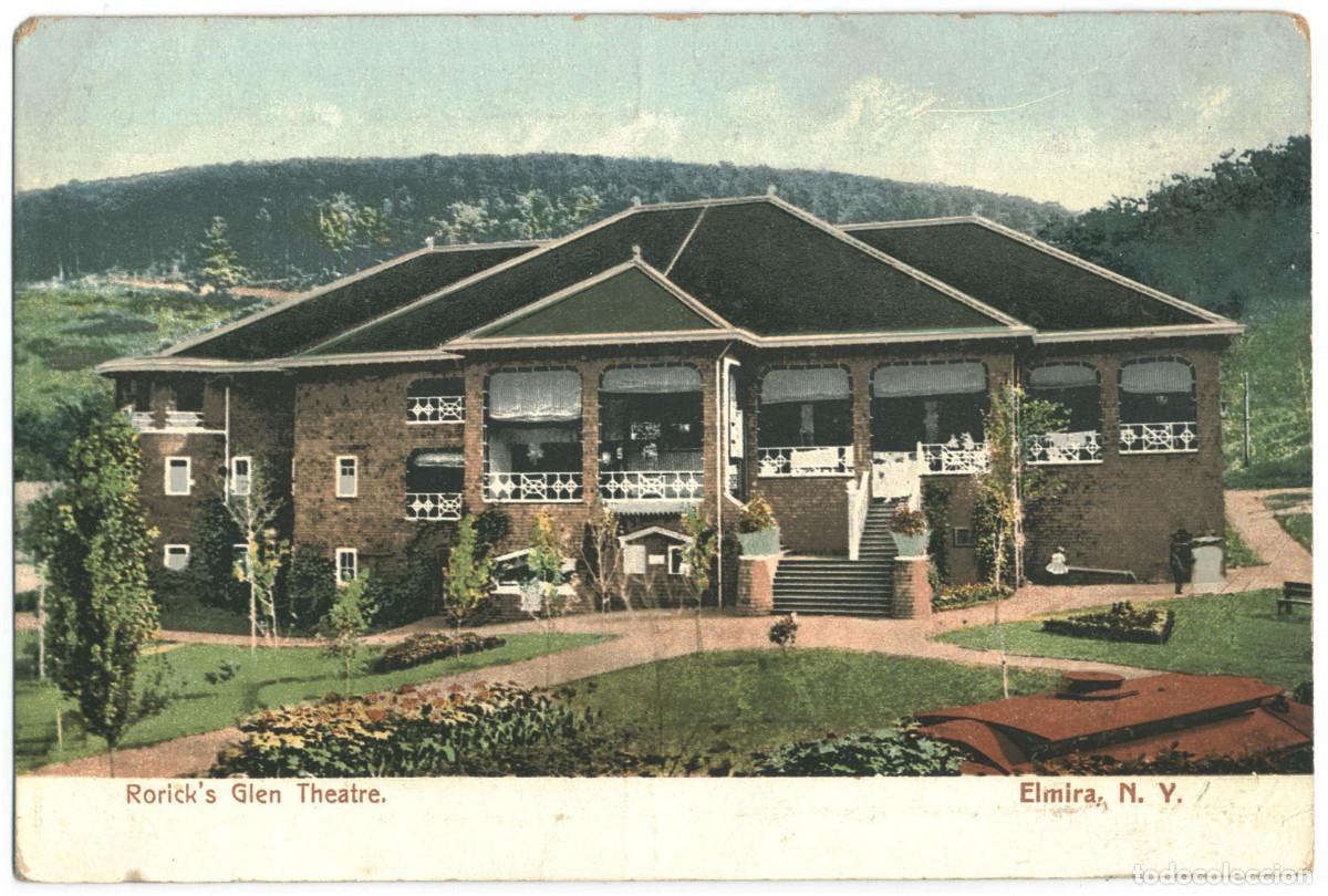 Cartes Postales: ELMIRA_Rorick's Glen Theatre_Buffalo News (Polychrome) / Teatros NY