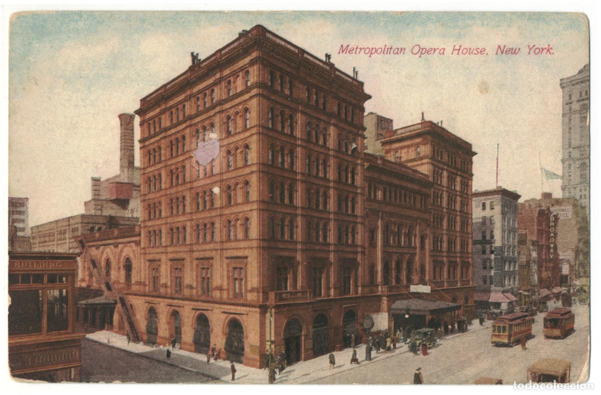 Cartes Postales: NEW YORK_Metropolitan Opera House_Sin datos / Teatros NY