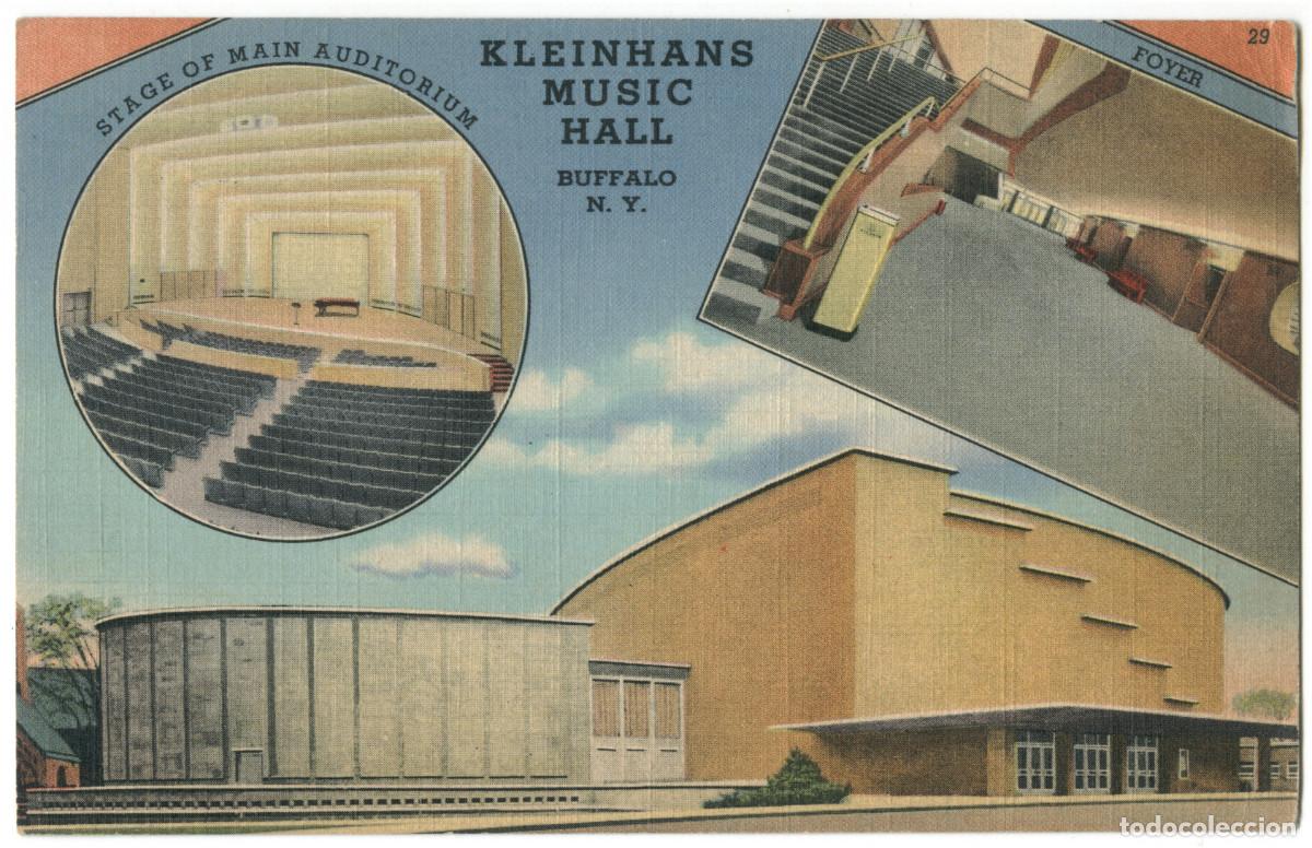 Cartes Postales: BUFFALO_Kleinhans Music Hall_Curteich & Otto Ulbrich / Teatros NY