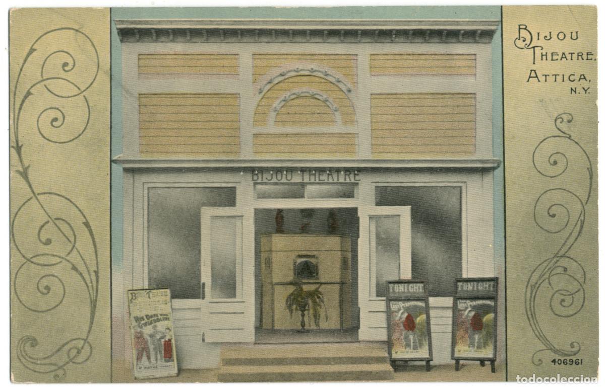Cartes Postales: ATTICA_Bijou Theatre_Clark's News / Teatros NY
