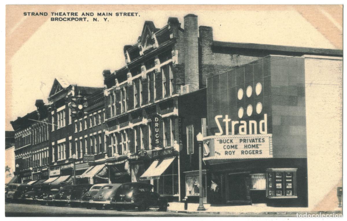Postales: BROCKPORT_Strand Theatre_Artvue / Teatros NY