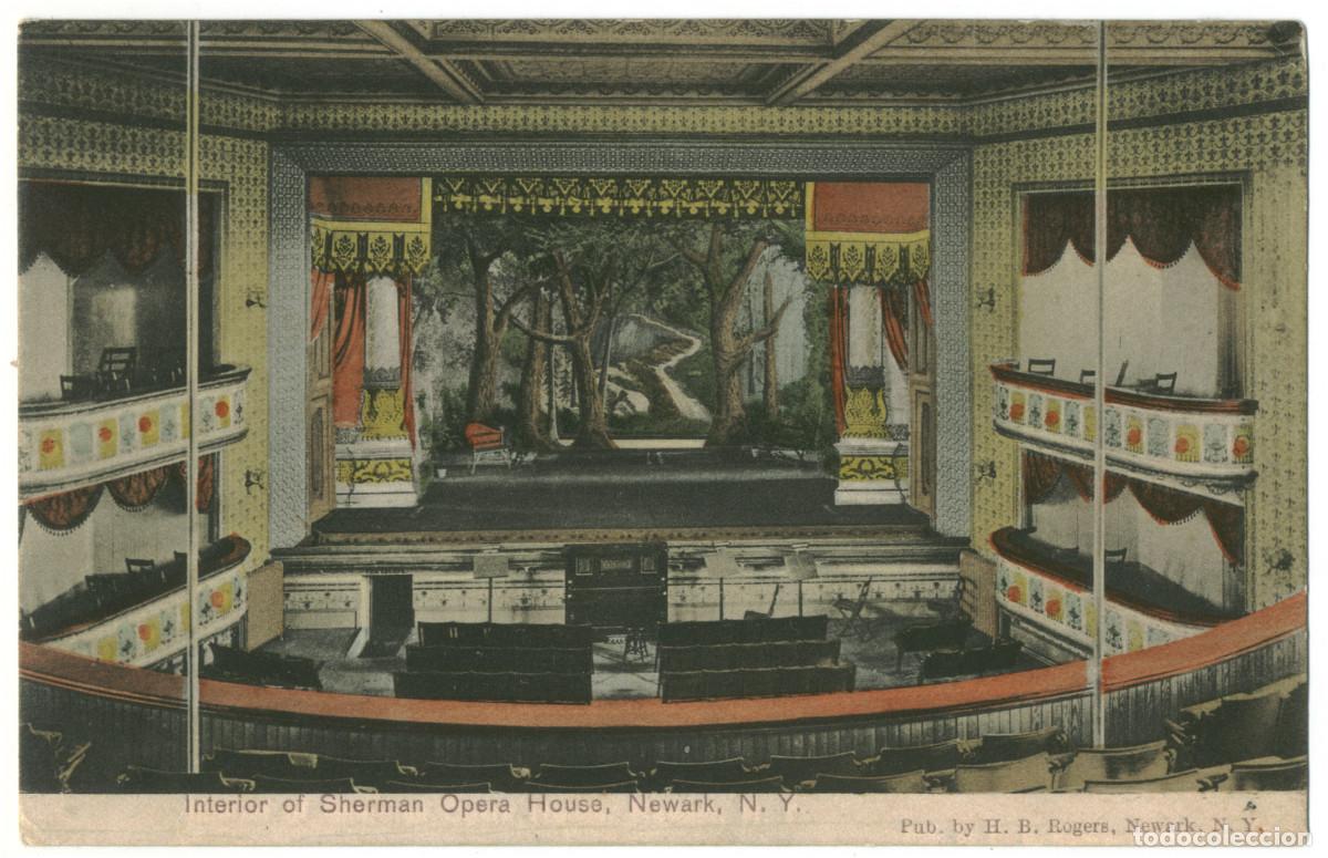 Postales: NEWARK_Sherman Opera House_United Art / Teatros NY