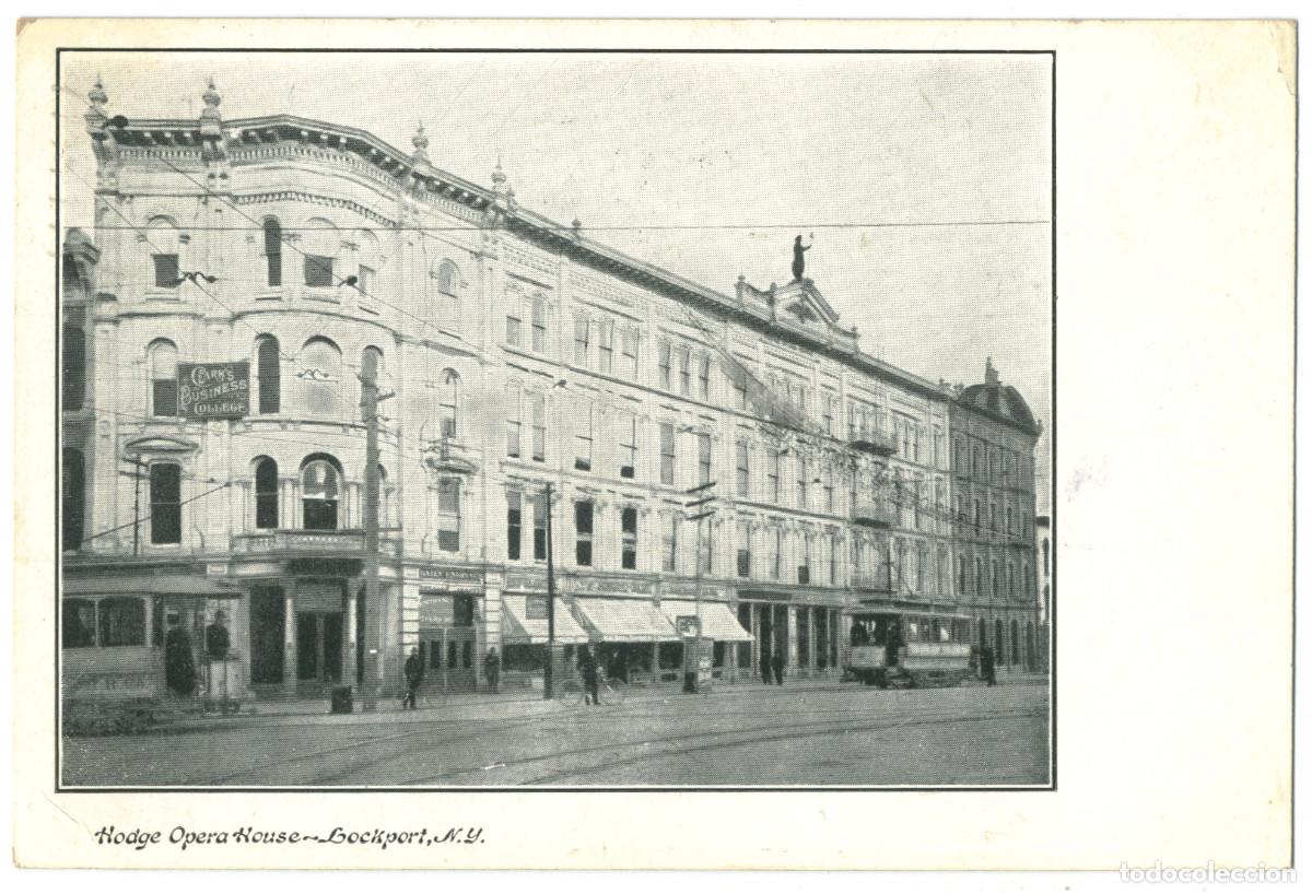 Postales: LOCKPORT_Hodge Opera House_Sin datos / Teatros NY