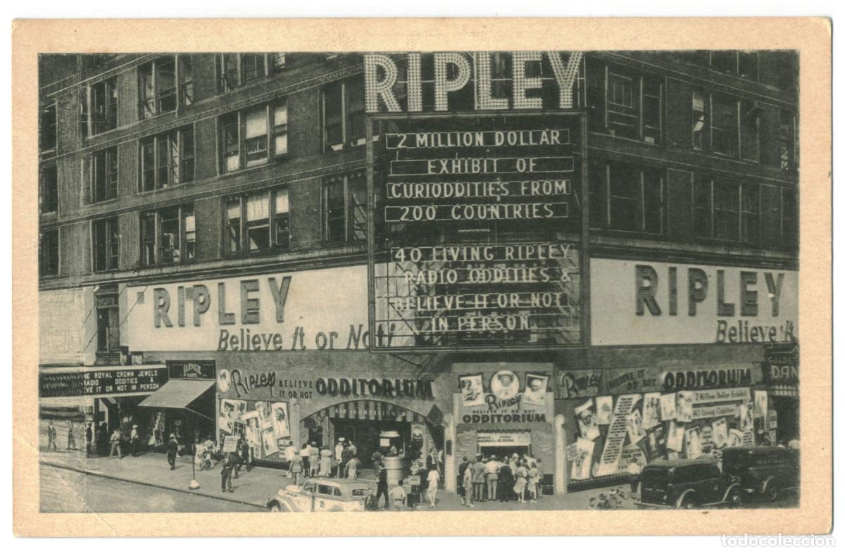 Postales: NEW YORK_Ripley Odditorum_Headquarters / Teatros NY