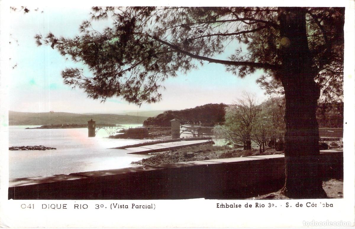 Postales: Postal Dique R&iacute;o Tercero Vista Parcial Embalse C&oacute;rdoba
